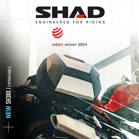 The SH38X Expandable Side Case Has Been Awarded The Prestigious Red Dot