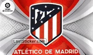 Sticker E3 Escudo Atlético de Madrid Colecciones ESTE Spanish Liga