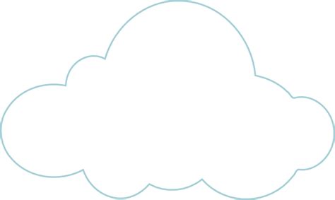 Templates Of Clouds Clipart Best