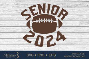 Senior Football Svg Png Sublimation Graphic By Millionair Designs