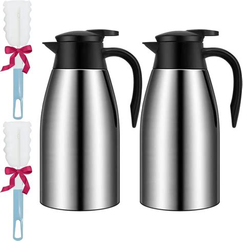 Carafe For Hot Liquids 2pcs 68oz Thermal Coffee Carafe For