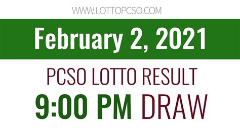 Pcso Lotto Result Feb Pm Draw D Swertres D