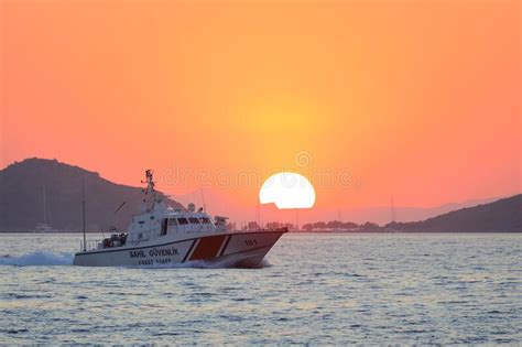 Turkish Coast Guard Editorial Image Image Of Aegean