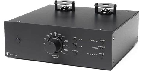 Pro Ject Tube Box Ds Noir Pr Amplificateurs Phono Sur Easylounge