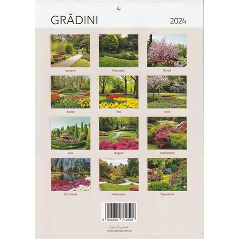 Calendar Gradini Anul 2024 Format A4 8 File O Press EMAG Ro