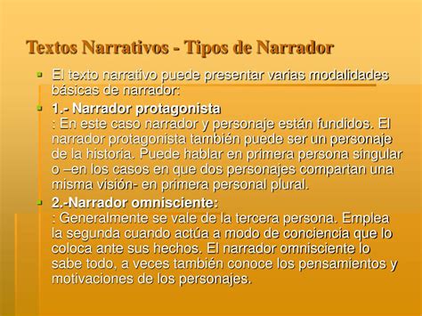 Ppt Textos Narrativos Tipos De Narrador Powerpoint Presentation