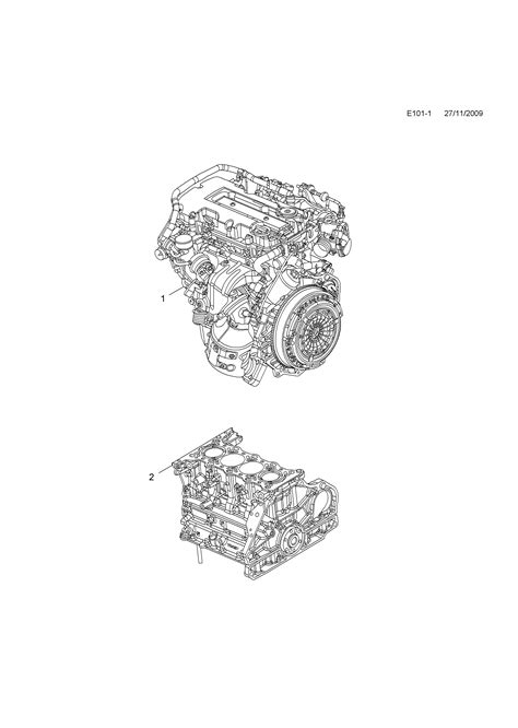 Opel MERIVA B Short Motor Opel EPC Online Nemigaparts