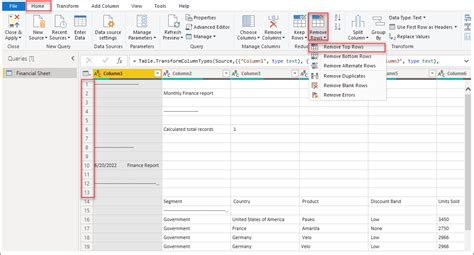 How To Delete Rows In Power Query Printable Timeline Templates