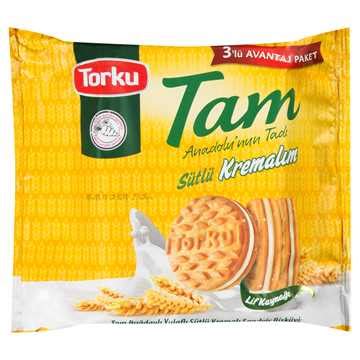 Torku Tam Sütlü Kremalı Bisküvi 3lü 249 gr Fiyatı 8690120081410 Market