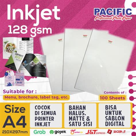 Jual Kertas Foto Inkjet Photo Paper A Doff Mate Gsm Isi