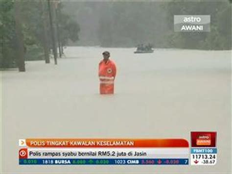 Polis Tingkat Kawalan Keselamatan Kawasan Banjir Video Dailymotion