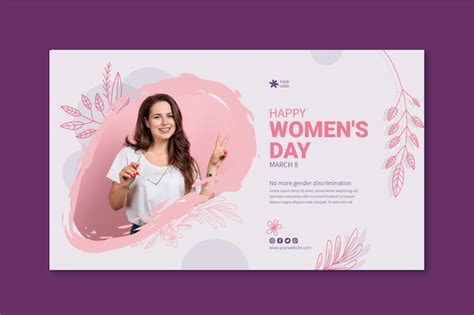 Free Vector International Women Day Banner