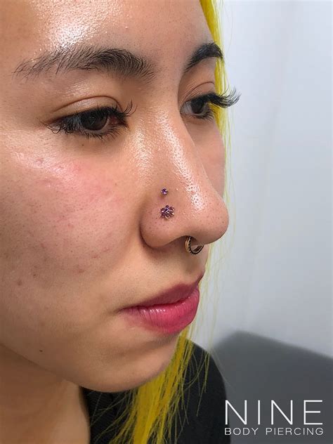 Nine Body Piercing Blog Nostrils High Nostrils Septum With