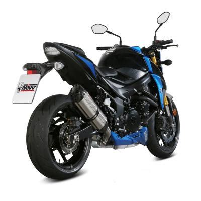 Silencieux MIVV Suono inox noir Suzuki GSX S 17 20 Pièces Echappement