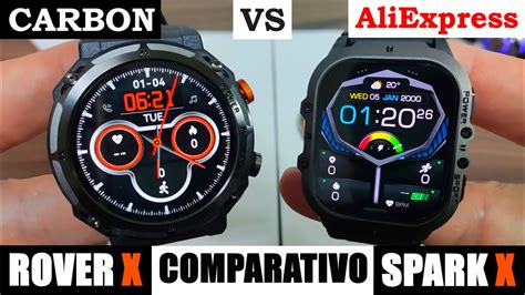 CARBON SPARK X VS CARBON ROVER X QUAL O MELHOR COMPARATIVO SMARTWATCH