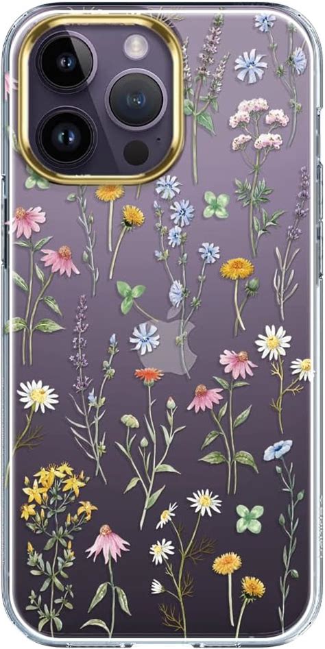 Amazon Luolnh Compatible With Iphone Pro Case With Flowers For