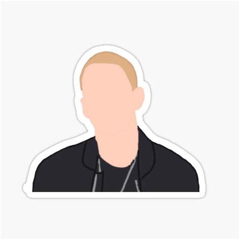 Eminem Sticker Sticker For Sale By Kvmstickers Redbubble