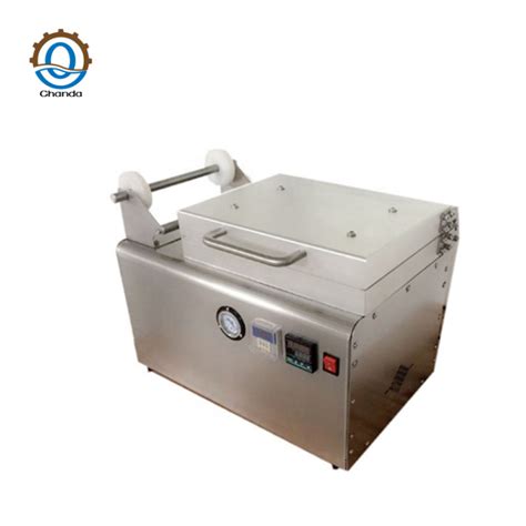 Tray Sealing Cooked Foods Skin Vacuum Packing Machines Processing Fish