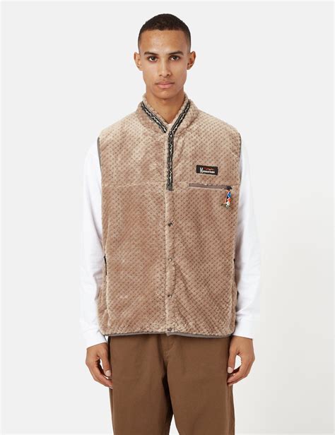 Manastash Thermal Fleece Vest In Natural For Men Lyst