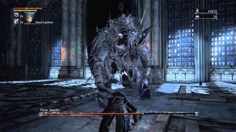 Bloodborne Vicar Amelia Boss Fight Youtube