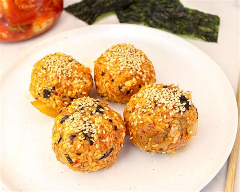 Kimchi Rice Balls Recipe Cheap Lazy Vegan