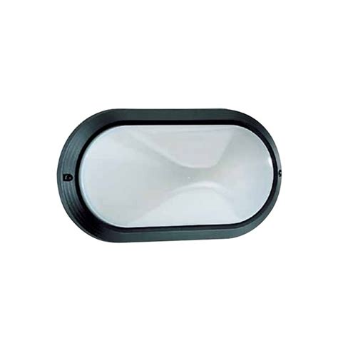 Ansell Lighting Sorrento 60w Black Bulkhead Ukes