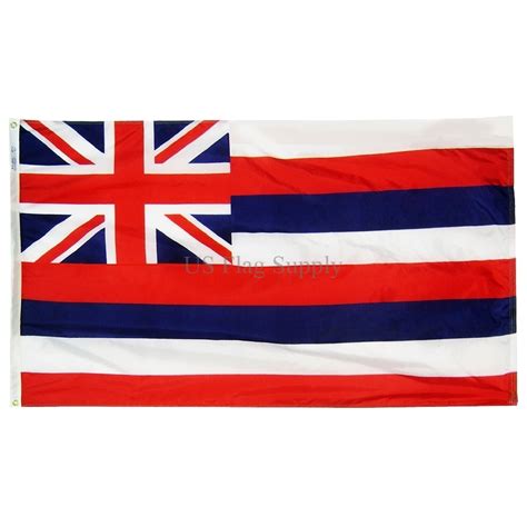 Hawaii Flag 3 X 5 Ft For Outdoor Use