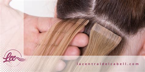 Extensiones Adhesivas De Cabello Natural La Central Del Cabell