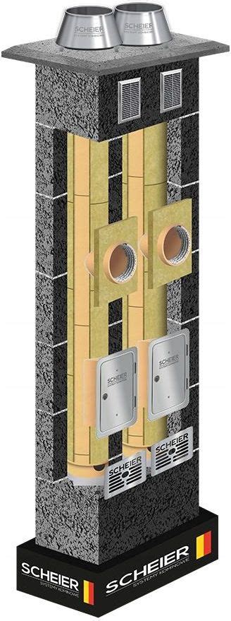 System Kominkowy Scheier Komin Systemowy Ceramiczny Dual M