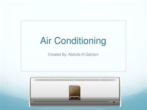 Ppt Air Conditioning Powerpoint Presentation Free Download Id1842792