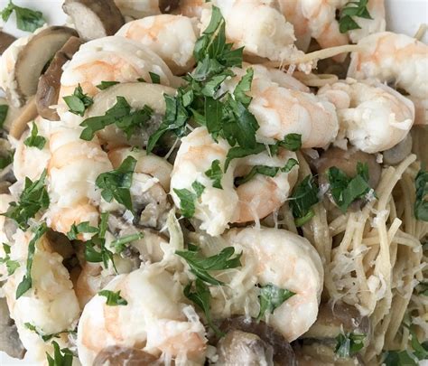 White Wine Lemon Garlic Shrimp Pasta Cooking With Bliss