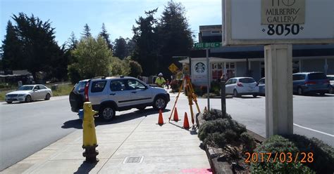 Aptos Village Improvement: The Aptos Village Improvement project has started!