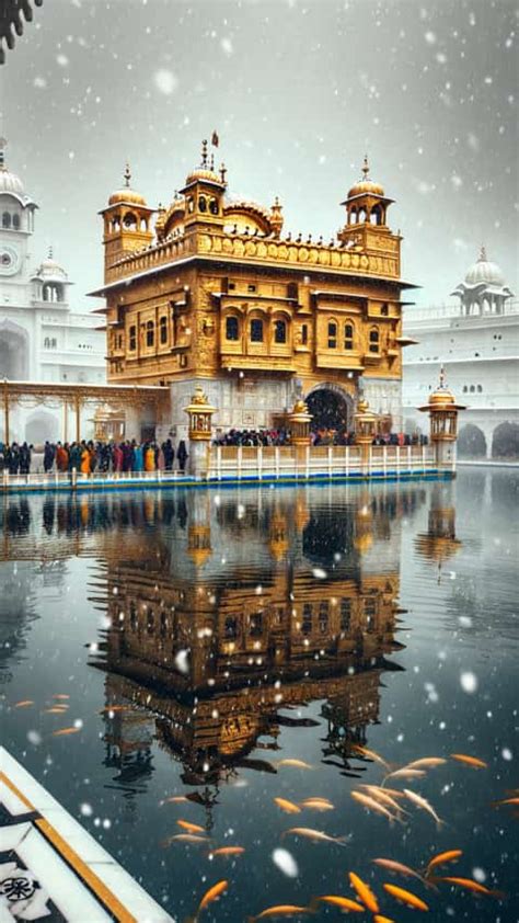 Golden Temple To Wagah Border Ai Reimagines Snowfall In Amritsar