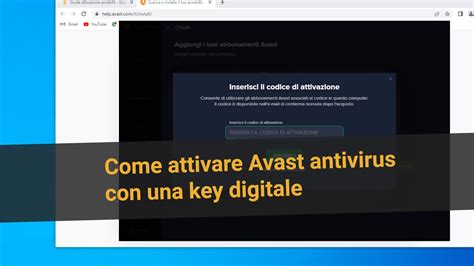 Come Attivare Avast Antivirus Con Una Key Digitale Guida Tutorial In