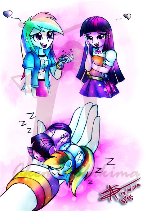 Princess Twilight Rainbow Dash And Twilight Sparkle Equestria Girls