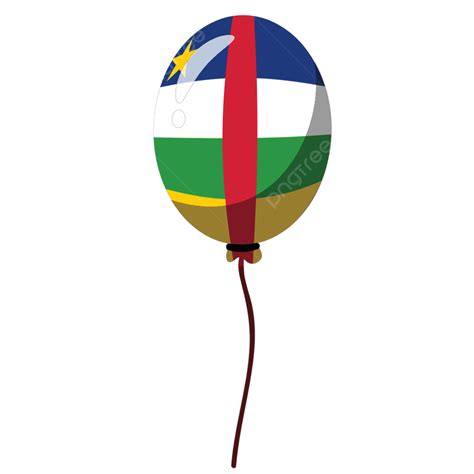 Central African Republic Balloon Vector Central African Republic