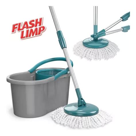 Mop Girat Rio Fit Balde Limpeza Geral L Multiuso Flash Limp Mercadolivre