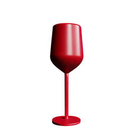 Wine Glass 3d Rendering Icon Illustration 28574510 Png