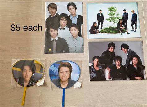 Arashi Concert Goods Uchiwa Folders Files Books Ohno Satoshi