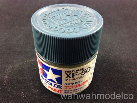 Tamiya 81350 Acrylic Xf 50 Field Blue 23ml Bottle Wah Wah Model Shop