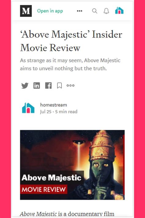 ‘Above Majestic’ Insider Movie Review in 2020 | Movies, Documentaries ...