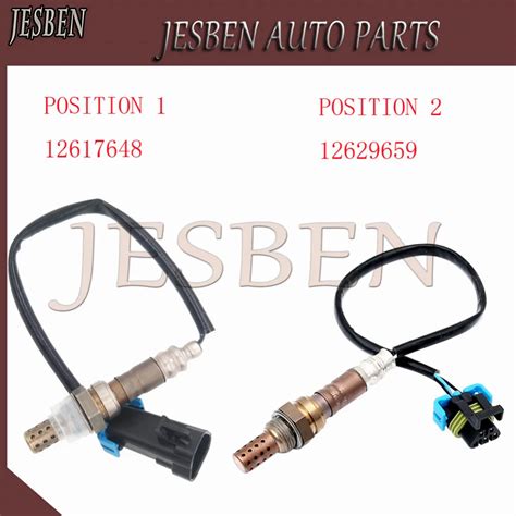 2pcs 12617648 12629659 Front Rear Lambda Probe Oxygen O2 Sensor For