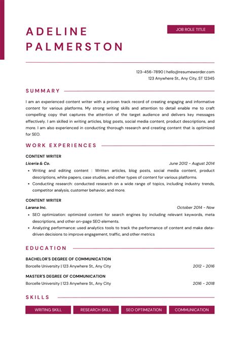 Activity Assistant Resume Guide Sample Templates Examples