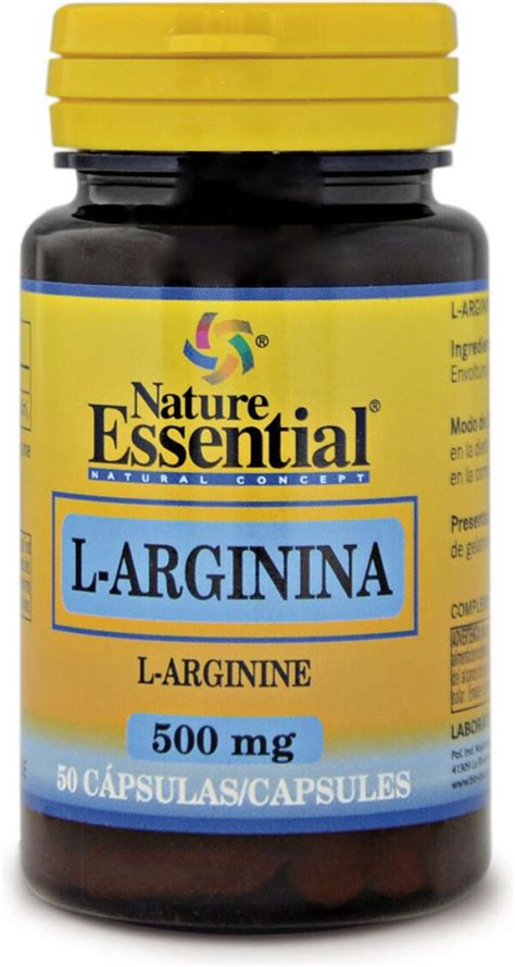 L Arginina Mg Cap De Nature Essential Aguaxol