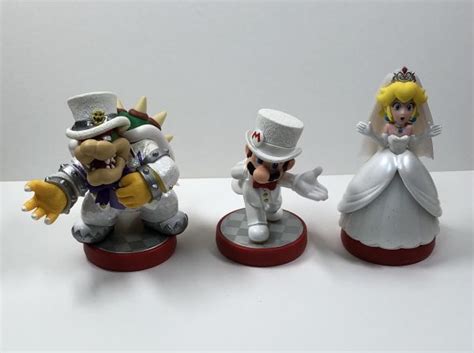 マリオ・ピーチ・クッパ ウェディングスタイル アミーボ Amiibo