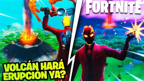 EVENTO FINAL VOLCÁN EXPLOTA AHORA FORTNITE ÚLTIMA RUNA ACTIVADA