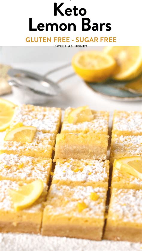 Keto Lemon Bars Sweet As Honey