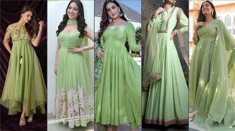 Latest Pista Green Colour Dresses Ideas Designer Dresses Ideas 2022