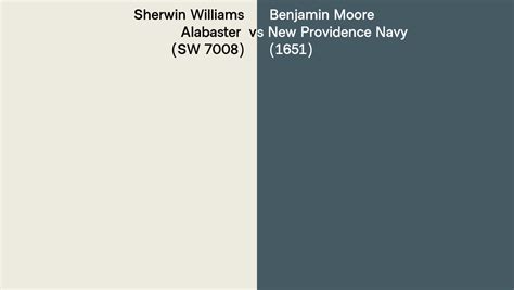 Sherwin Williams Alabaster Sw 7008 Vs Benjamin Moore New Providence