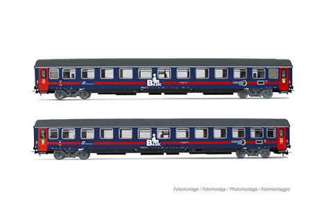 Rivarossi HR4357 FS Reisezugwagen Set UIC Z1 2 Tlg Ep 6 Menzels